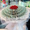 bó hoa bằng tiền 500k