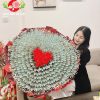 bó hoa bằng tiền 500k