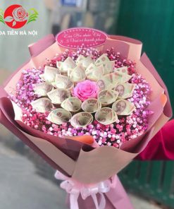 Bó hoa tiền 10k