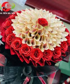Bó hoa tiền 200k chanh xả