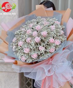 Bó hoa tiền 2 đô la