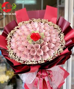 Bó hoa tiền 50k mix 100k