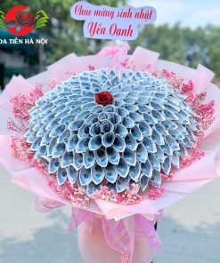 Bó hoa tiền 5k 100 tờ