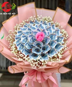 bó hoa tiền 5k kẹo ngọt