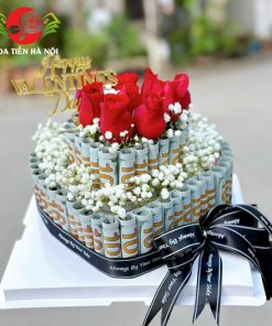 bánh sinh nhật bằng tiền 100$ đô la