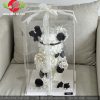 Box gấu bearbrick màu đen trắng