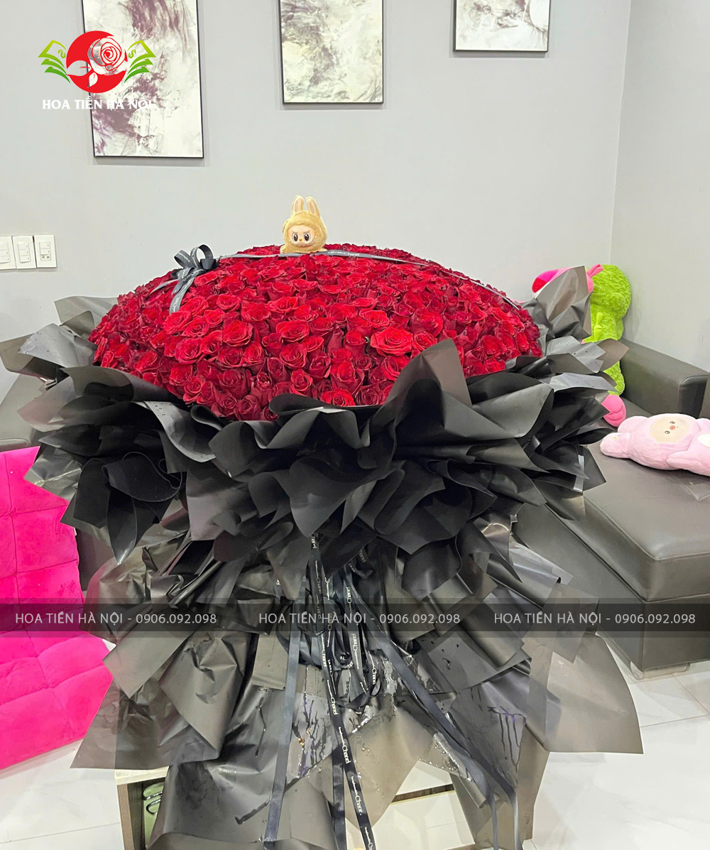 Bó hoa 520 bông hồng