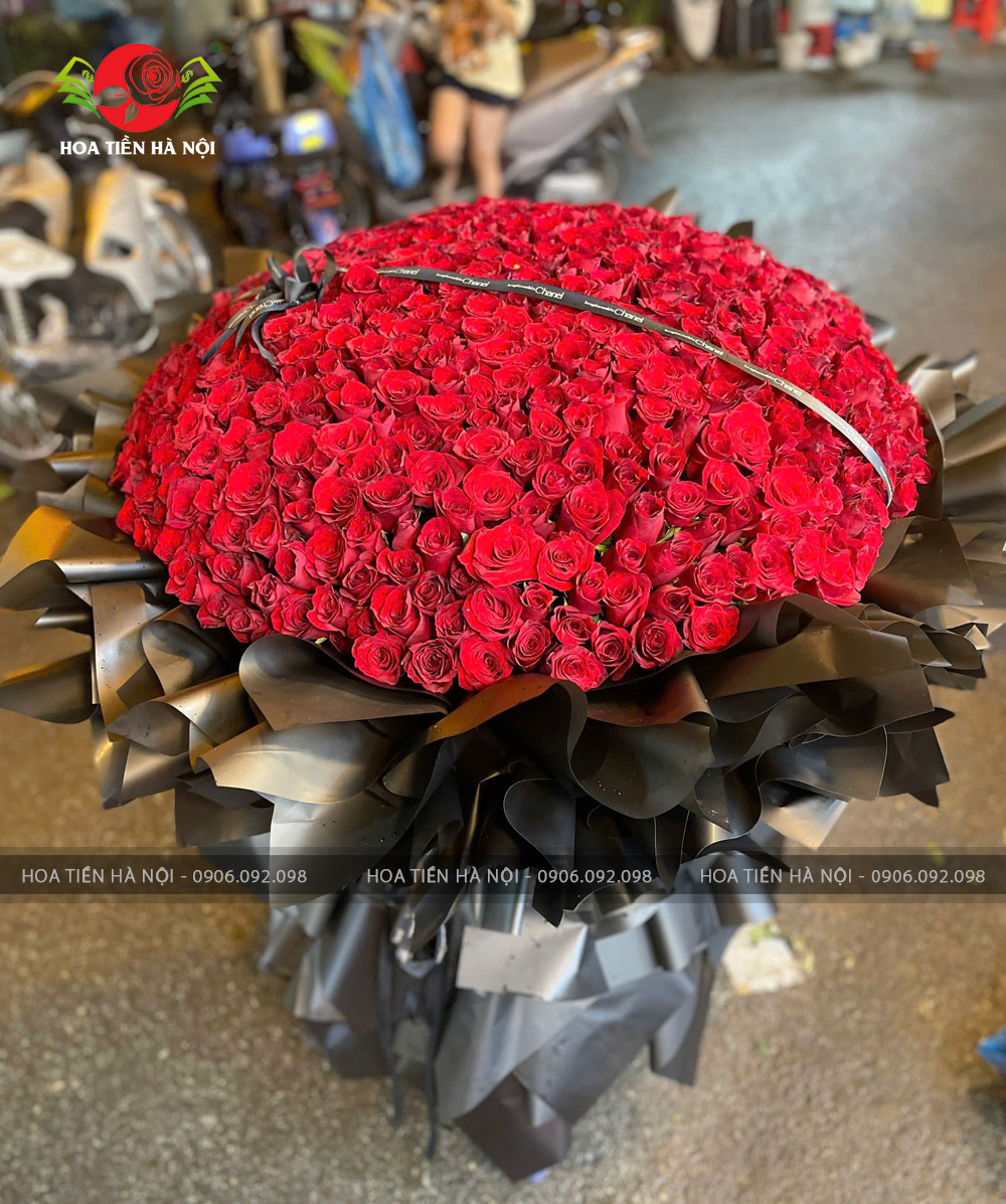 Bó hoa 520 bông hồng