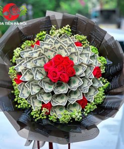 Bó hoa tiền 2$ đô la