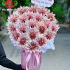 giỏ hoa tiền 50k 100 tờ siêu dễ thương