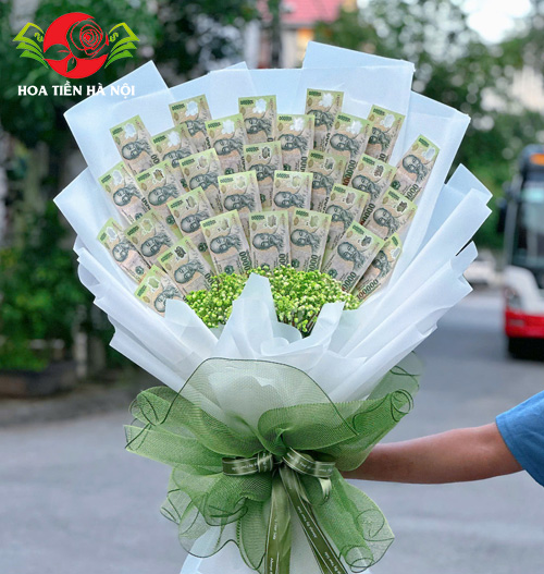 bo-hoa-tien-100k-tone-xanh-trang-dd Bó hoa tiền 100k tone xanh trắng