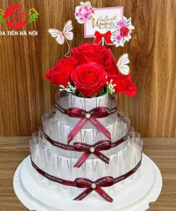 Khuôn bánh chúc mừng tone đỏ