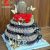 Bánh sinh nhật bằng tiền 20 triệu mệnh giá 200k