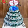 Bánh sinh nhật bằng tiền 20k 100 tờ
