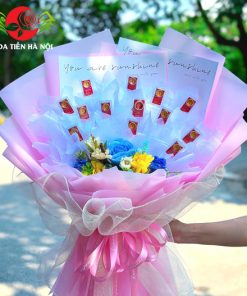 Bó hoa 14 chỉ vàng tặng vợ ngày sinh nhật