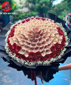 Bó hoa tiền 100 tờ 200k (Khắc cốt ghi tâm)