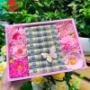 Hộp quà tặng 20 tờ tiền tone hồng phấn